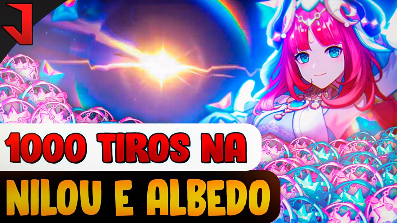 MAIS DE 1000 TIROS NO BANNER DA NILOU E DO ALBEDO | GENSHIN IMPACT