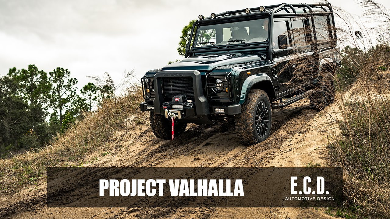 Custom Defender 110 featuring Orange Brembo Brakes | E.C.D. Automotive Design