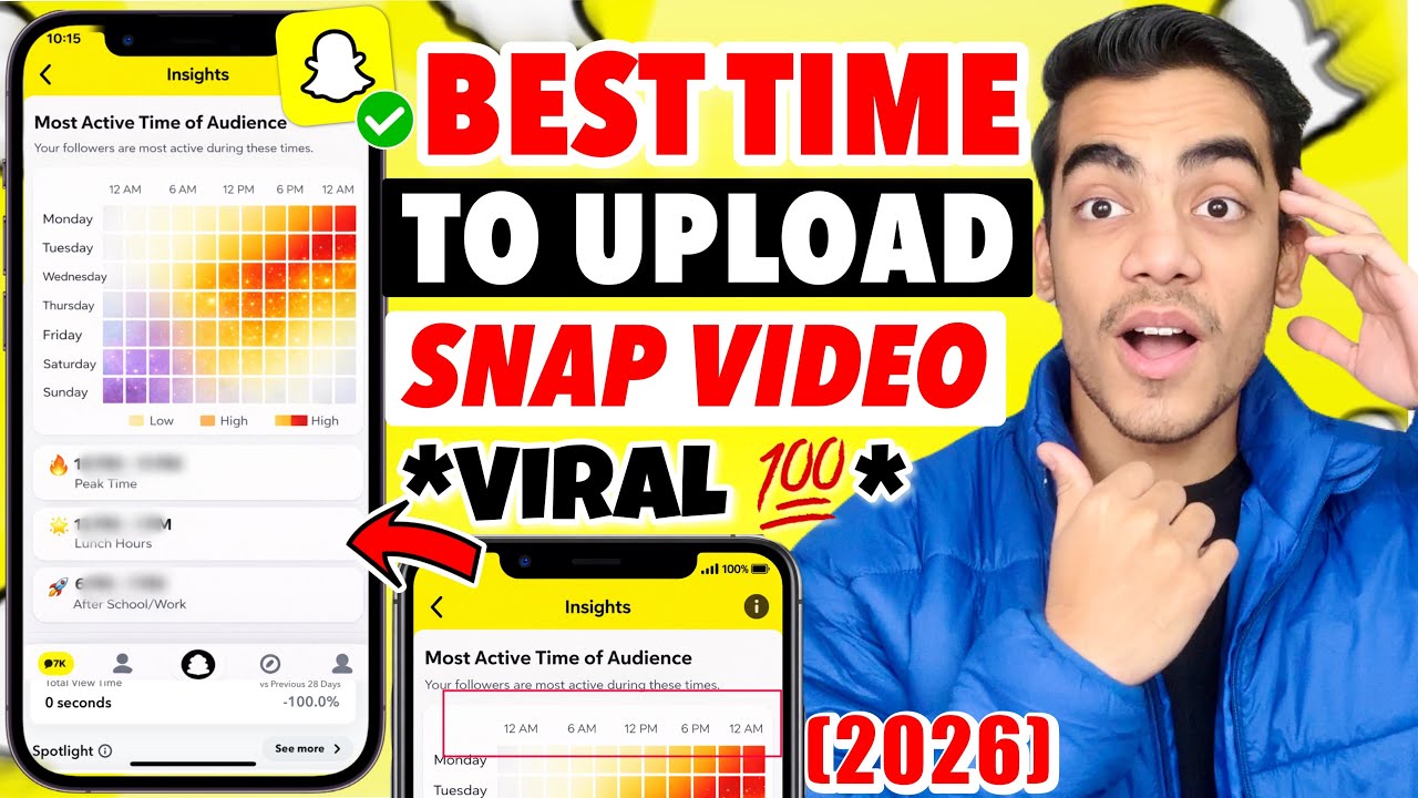 Best Time To Upload Spotlight on Snapchat 2026 | Most Active Time on Snapchat To Post Story