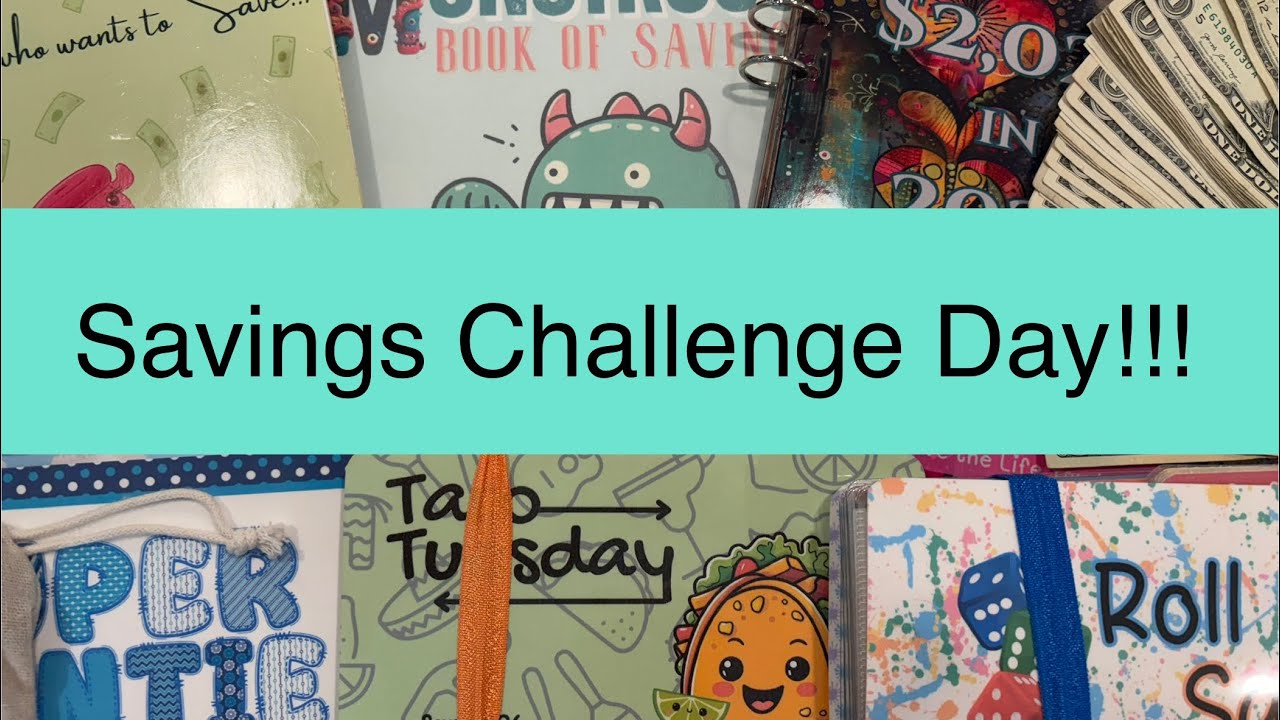 Cash Stuffing Savings Challenges ​⁠l $180 l Jan W3
