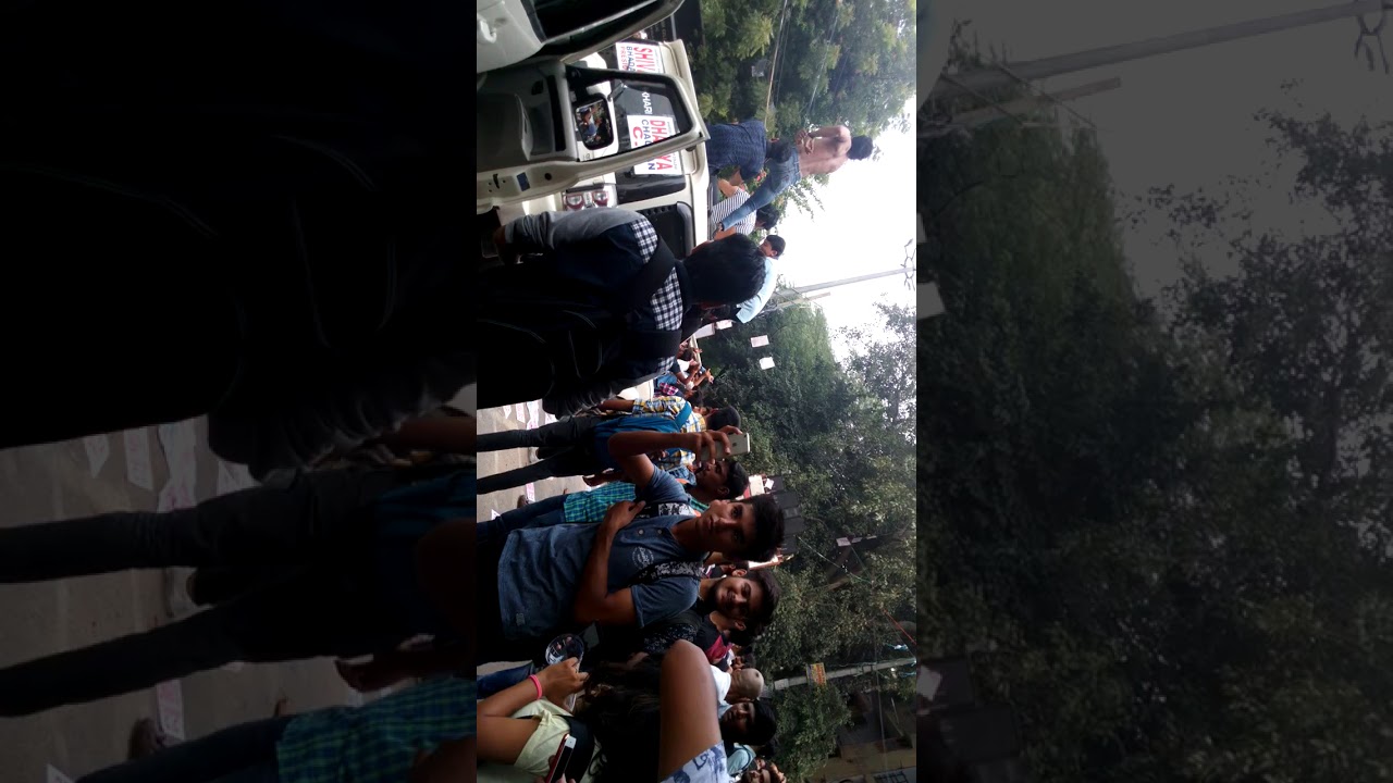 Celebration of winning president election