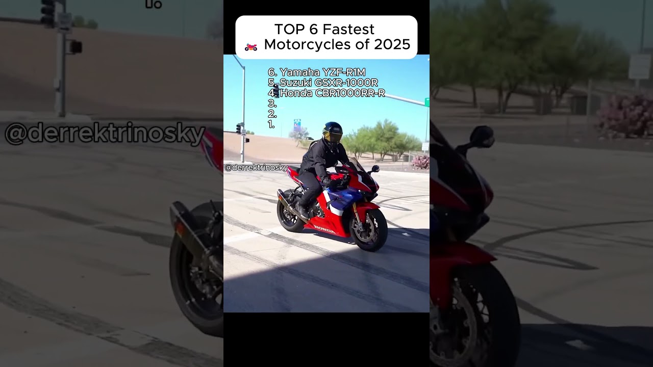 Fastest Motorcycles of 2025 🔥💨 | Insane Speed Revealed!