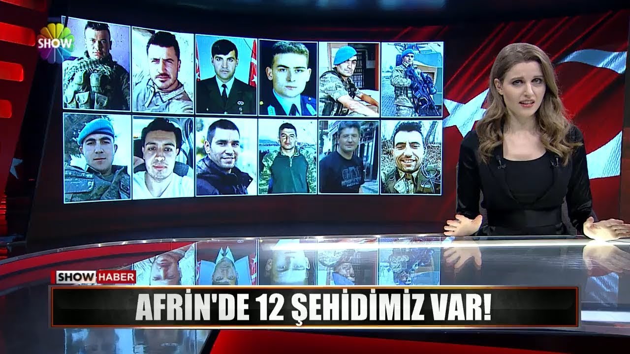 Afrin'de 12 şehidimiz var!
