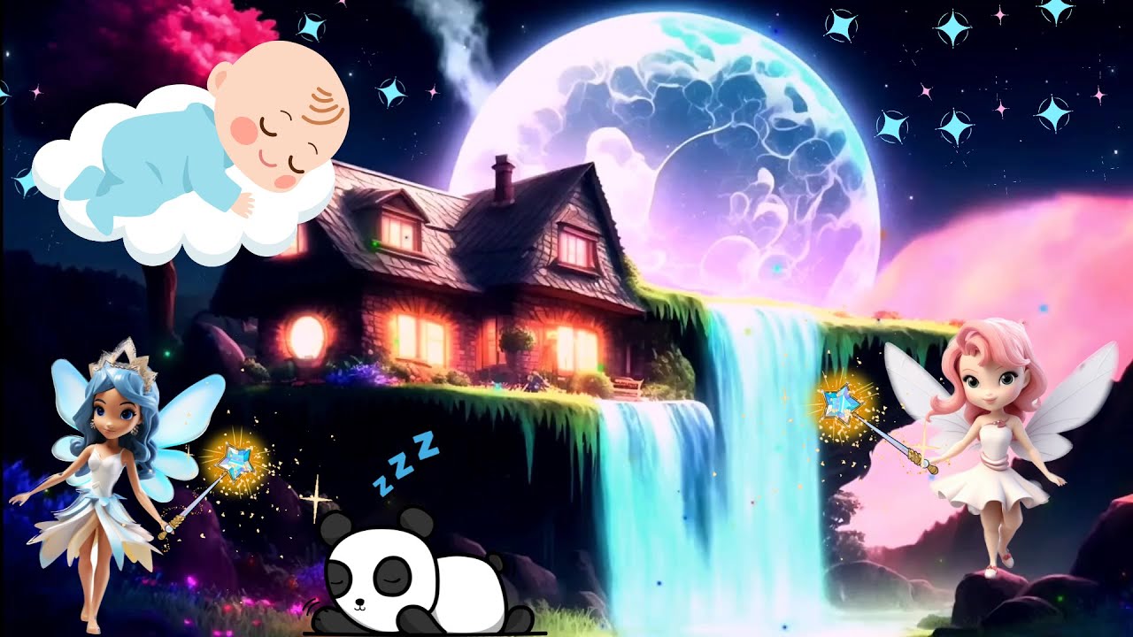 Fairy Tale Lullaby | Soothing Bedtime Song for Kids & Children | Baby Sleep Music | 4K Video