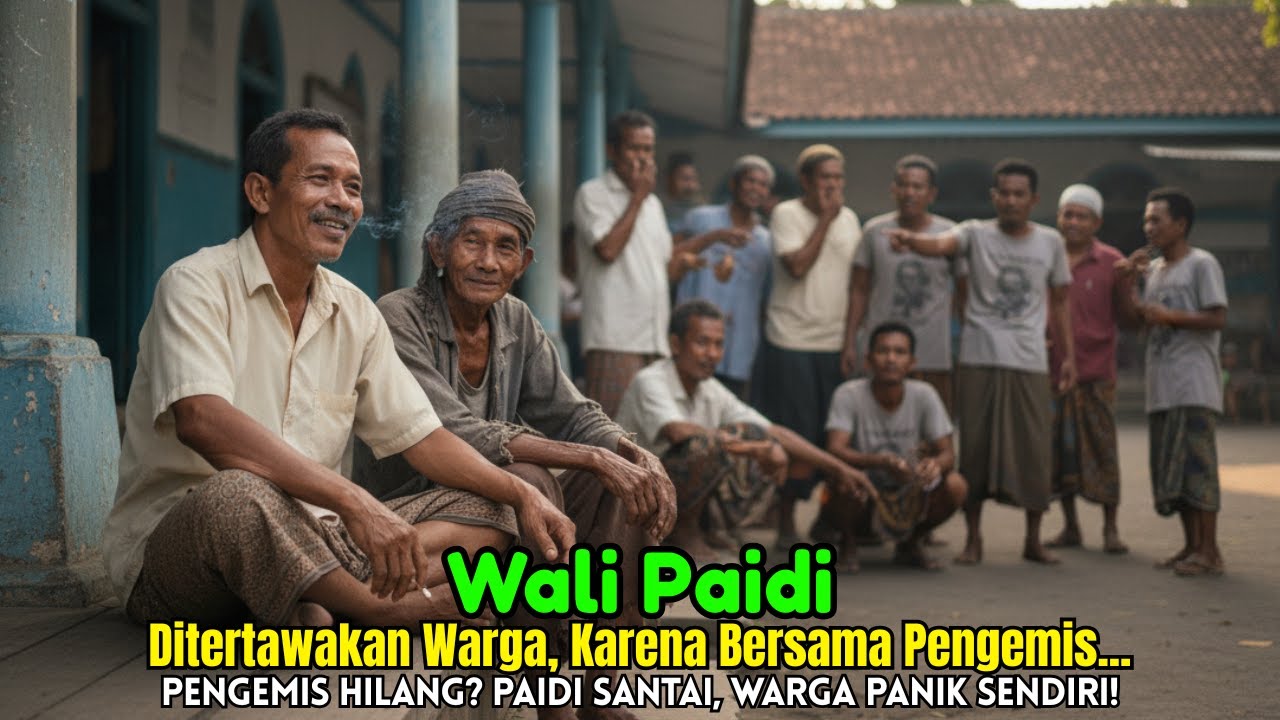 Wali Paidi Santai Merokok, Pengemis Hilang, Warga Panik Sendiri