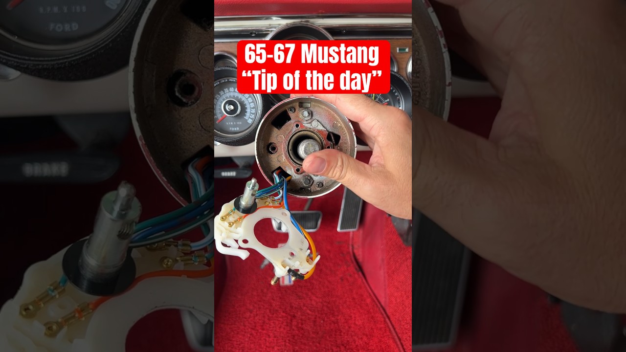 Совет дня! Для фиксированной колонки «Мустангов» 1965–1967 годов.