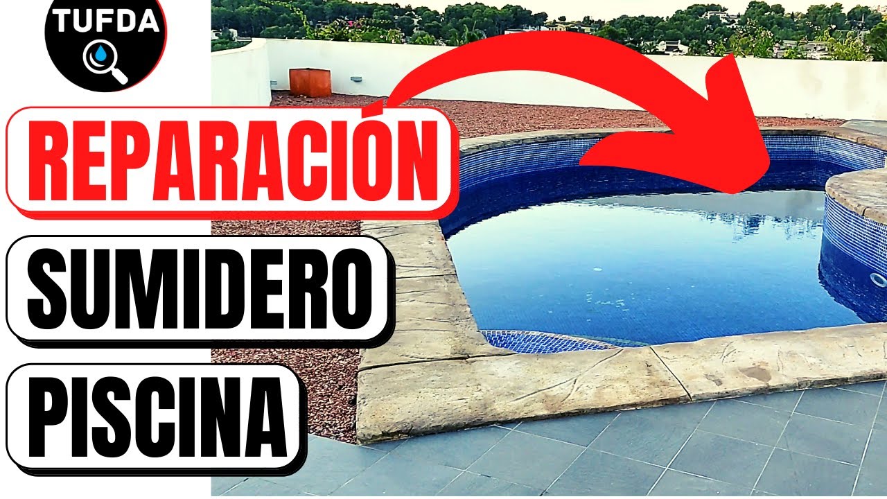 Prueba de presi&oacute;n de la reparaci&oacute;n del sumidero de la piscina