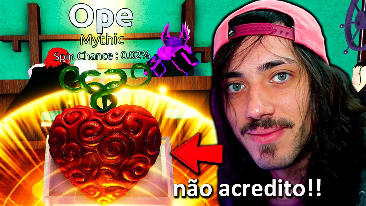 girei a NOVA FRUTA MÍTICA da ATUALIZAÇÃO do FRUIT BATTLEGROUNDS e DESPERTEI o PODER COMPLETO!!