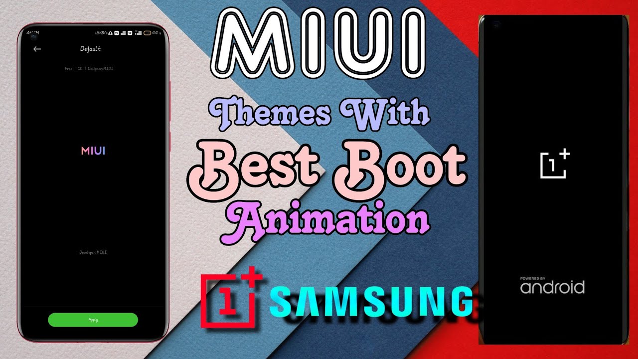 MIUI 12 Best Boot Animation || Change Boot animation of your Android device