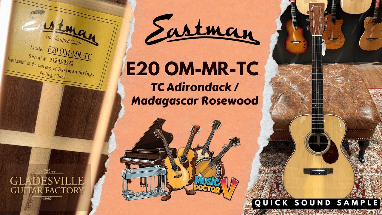 Eastman E20 OM-20-MR-TC  | Demo by Michael Varecka | Gladesville Guitar Factory