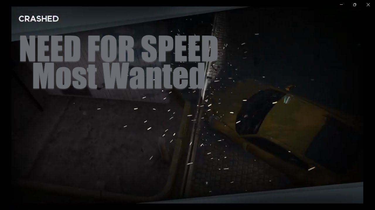 I played Need For Speed Most wanted and this happened