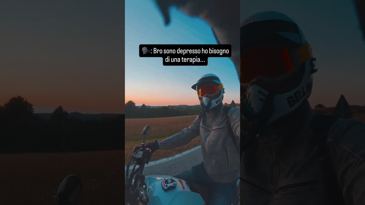 terapia approvata💊🏍 #moto #terapia #sunset #bikers #bikelife #sunsetbikeride #yamaha