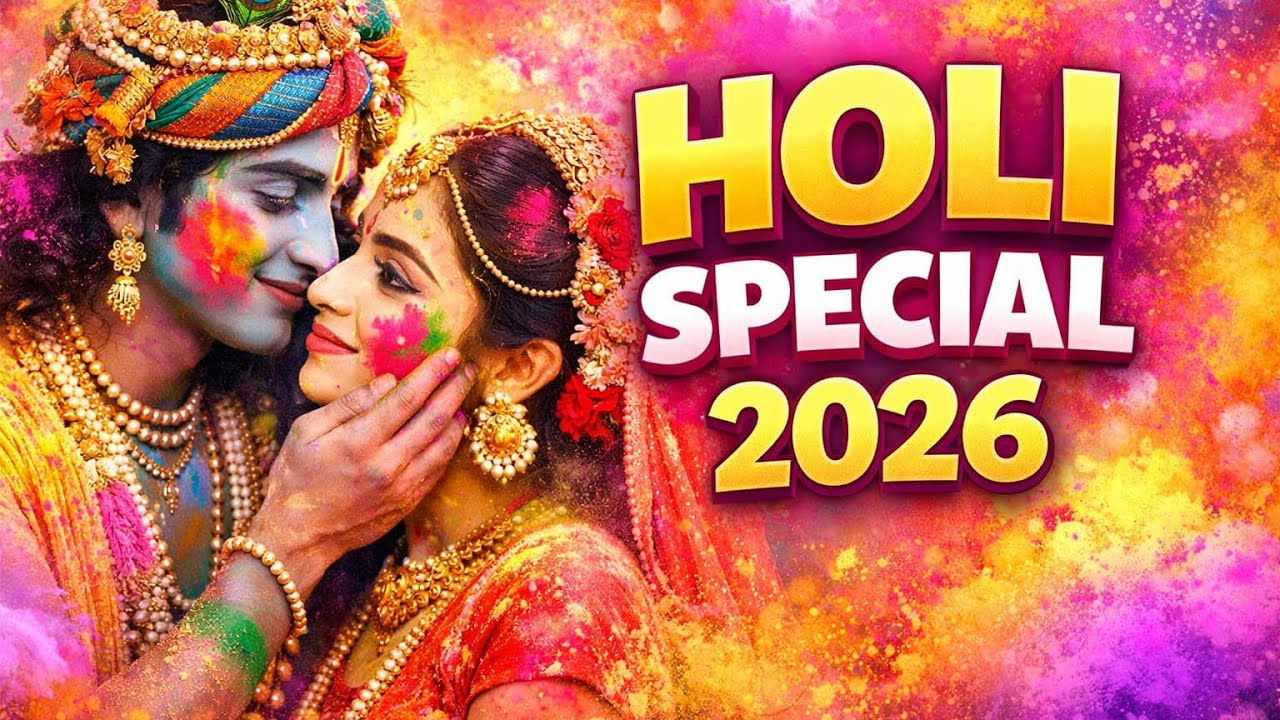 Radha Krishna Holi Song 2026 ❤️ | Holi Special Bhajan | Rang Barse Vrindavan