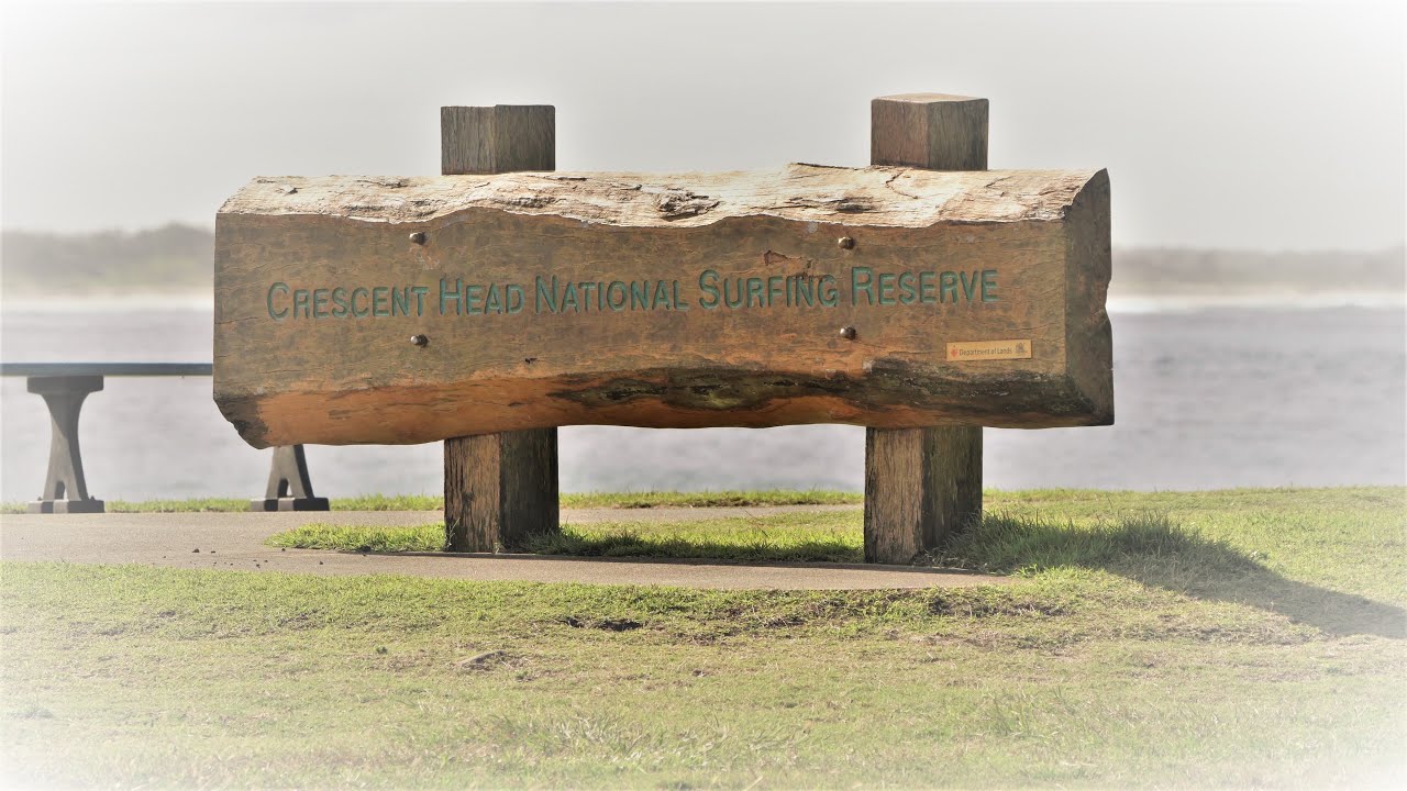 Crescent Head is awesome for surfing with great camping sites and caravan parks. May 2022.