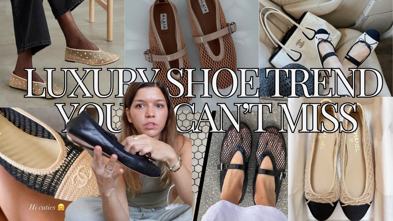 Luxury Ballet Flats Are Back: Chanel Mary Janes, Alaïa Fishnet & More