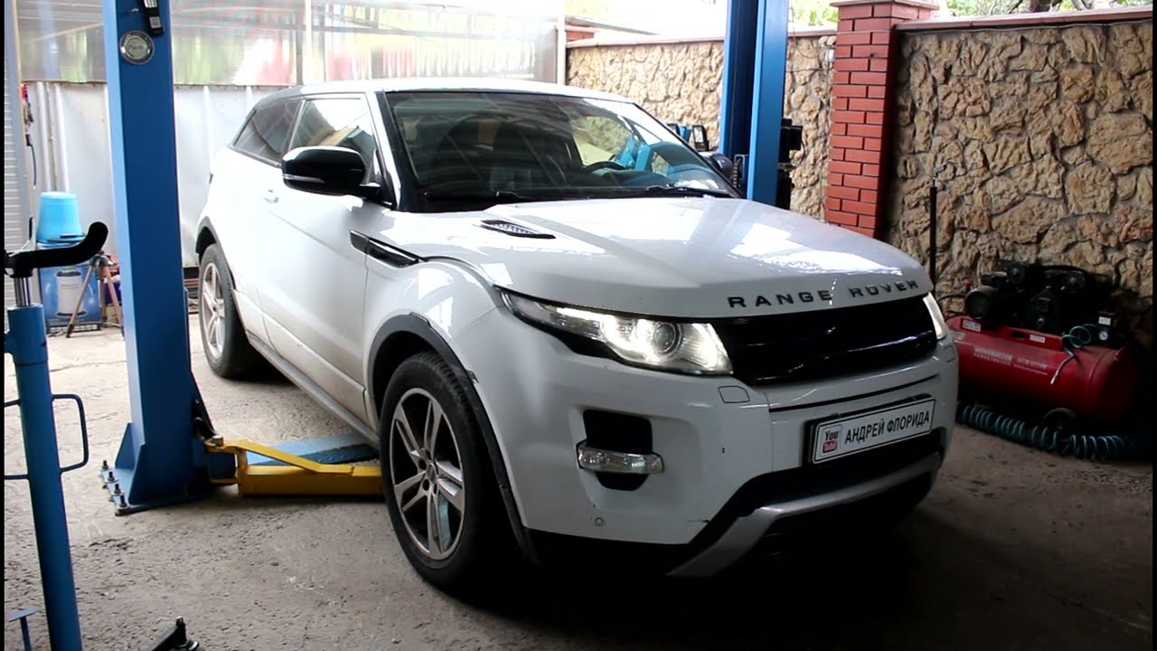 Пропала зарядка снятие и установка генератора на Range Rover Evoque 2,2 Ленд Ровер Эвок 2012 года