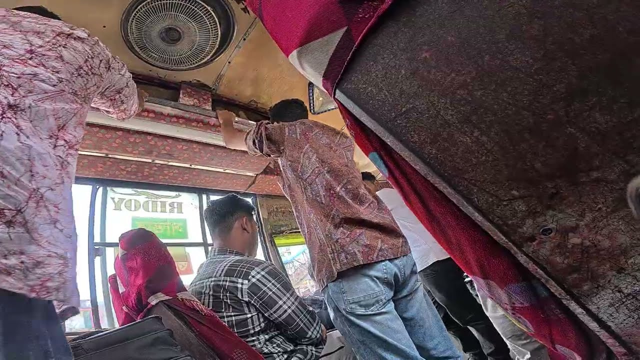 Crowded & Overloaded Bus Travel Adventure | Real Public Transport Experience