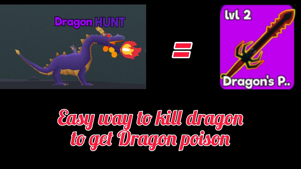 Easy way to kill dragon to get Dragon poison in sword master.io