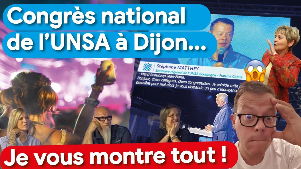 😱 Congrès national de l'#UNSA à Dijon : on ne vous a pas tout montré... 🤫 🤐