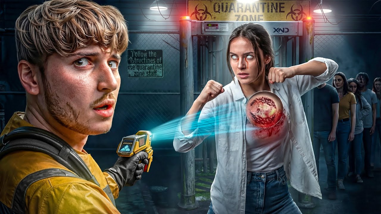 I Accidentally Let a ZOMBIE in.. (Quarantine Zone)