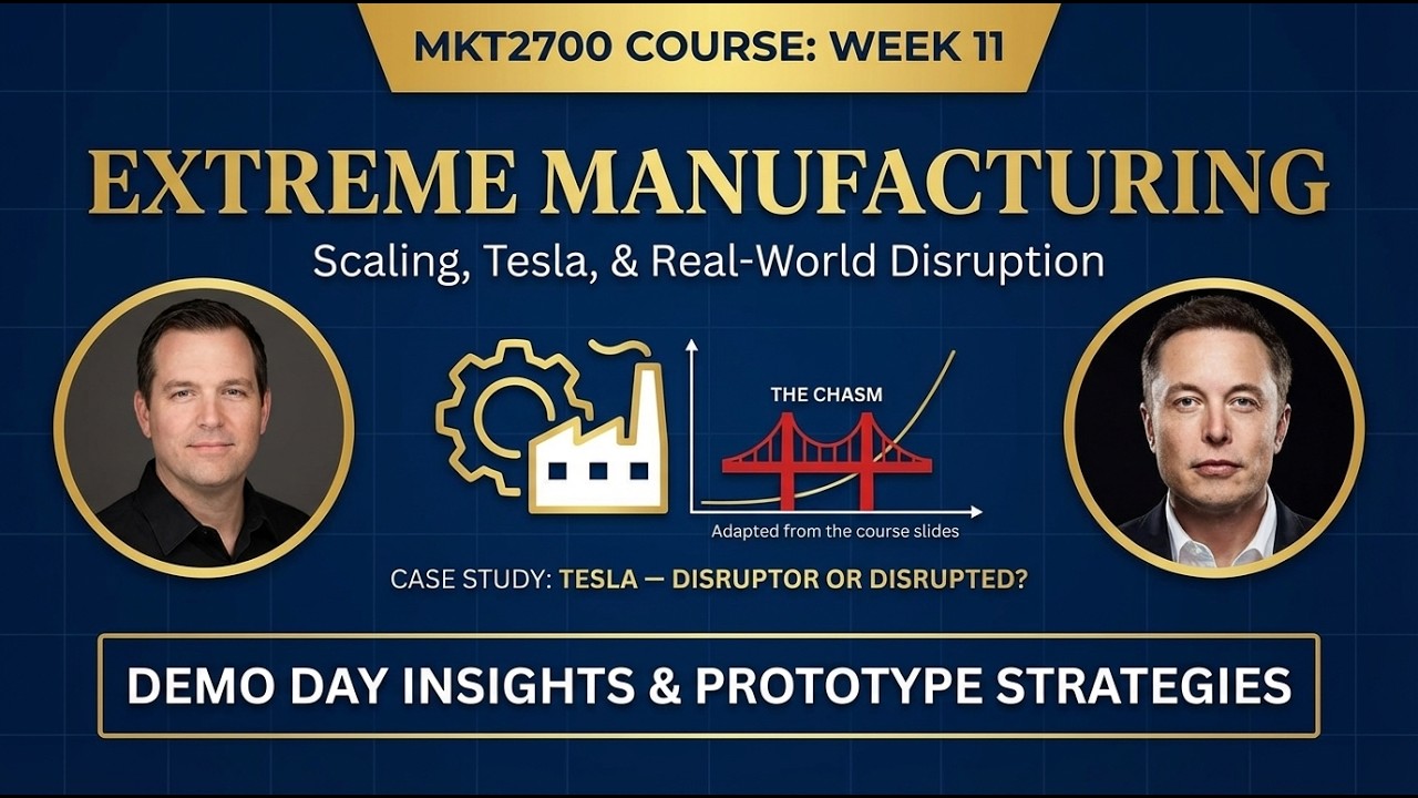 How Tesla, SpaceX & WIKISPEED Build Faster Than Everyone | Week 11 Kickoff | MKT2700