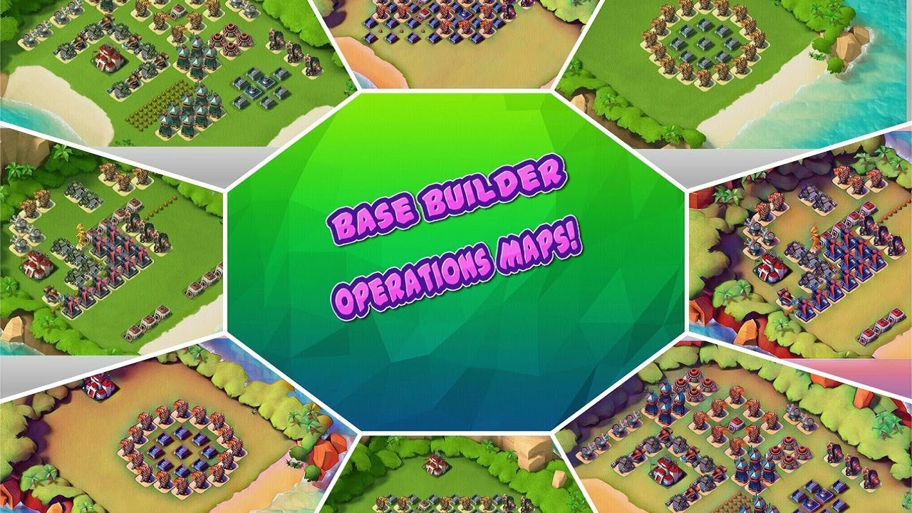 Boom Beach - Base Builder - Operations Maps!