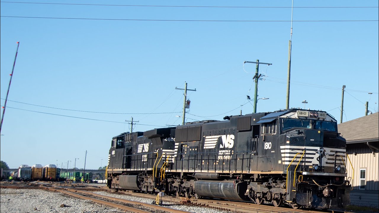 ns sd70acc, a rack train and 2 transfers on FEC Jax bridge
