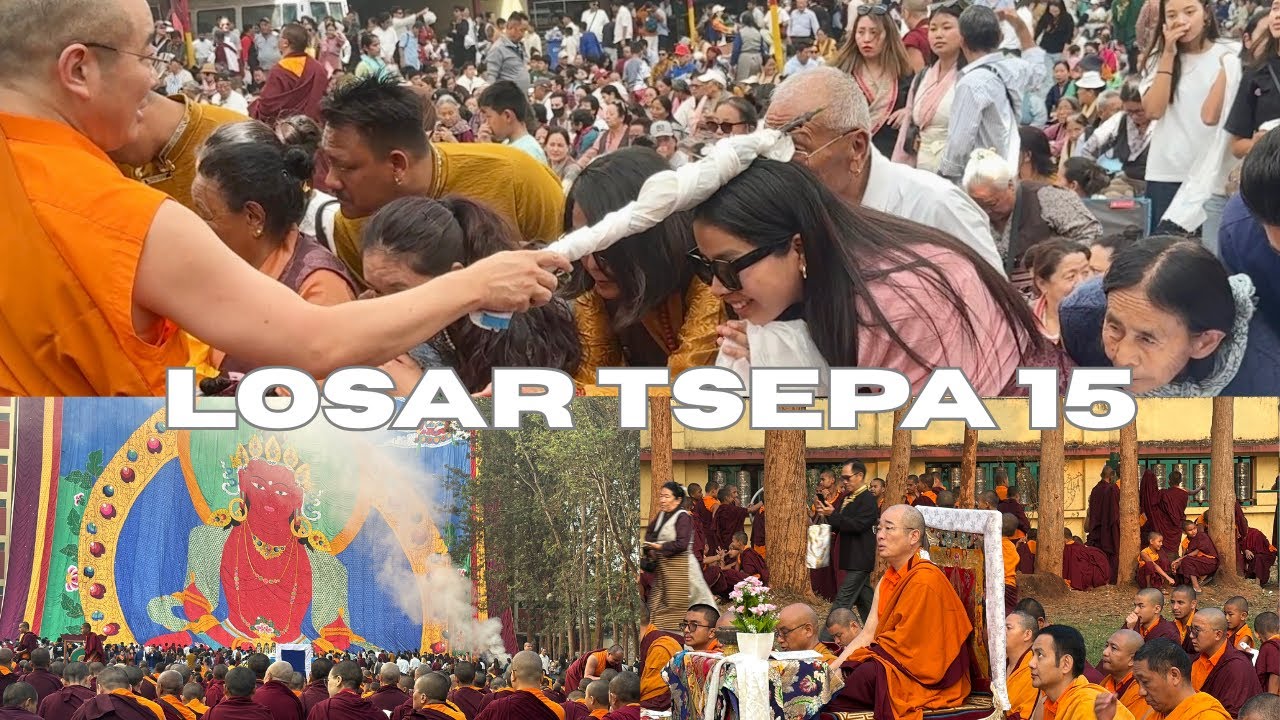 Losar Tsepa 15 | Namdroling | Sera | Tibetan Vlog | Bylakuppe 