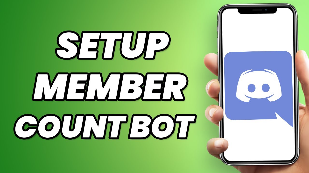 How To Setup Member Count Bot on Discord in 2023 (EASY)