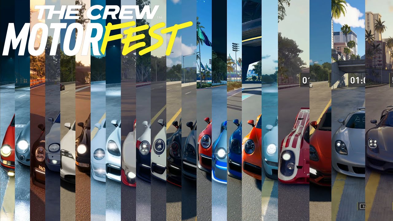 The Crew Motorfest || Top 23 Porsche Cars Top Speed Test - Classic To Modern The Fastest Cars ||