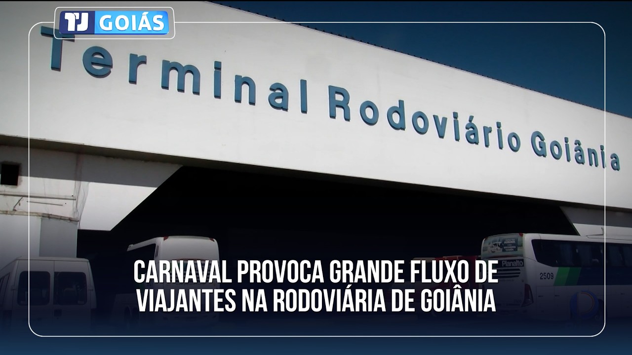 SOBE E DESCE DE MALAS MARCA O CARNAVAL NA RODOVIÁRIA DE GOIÂNIA