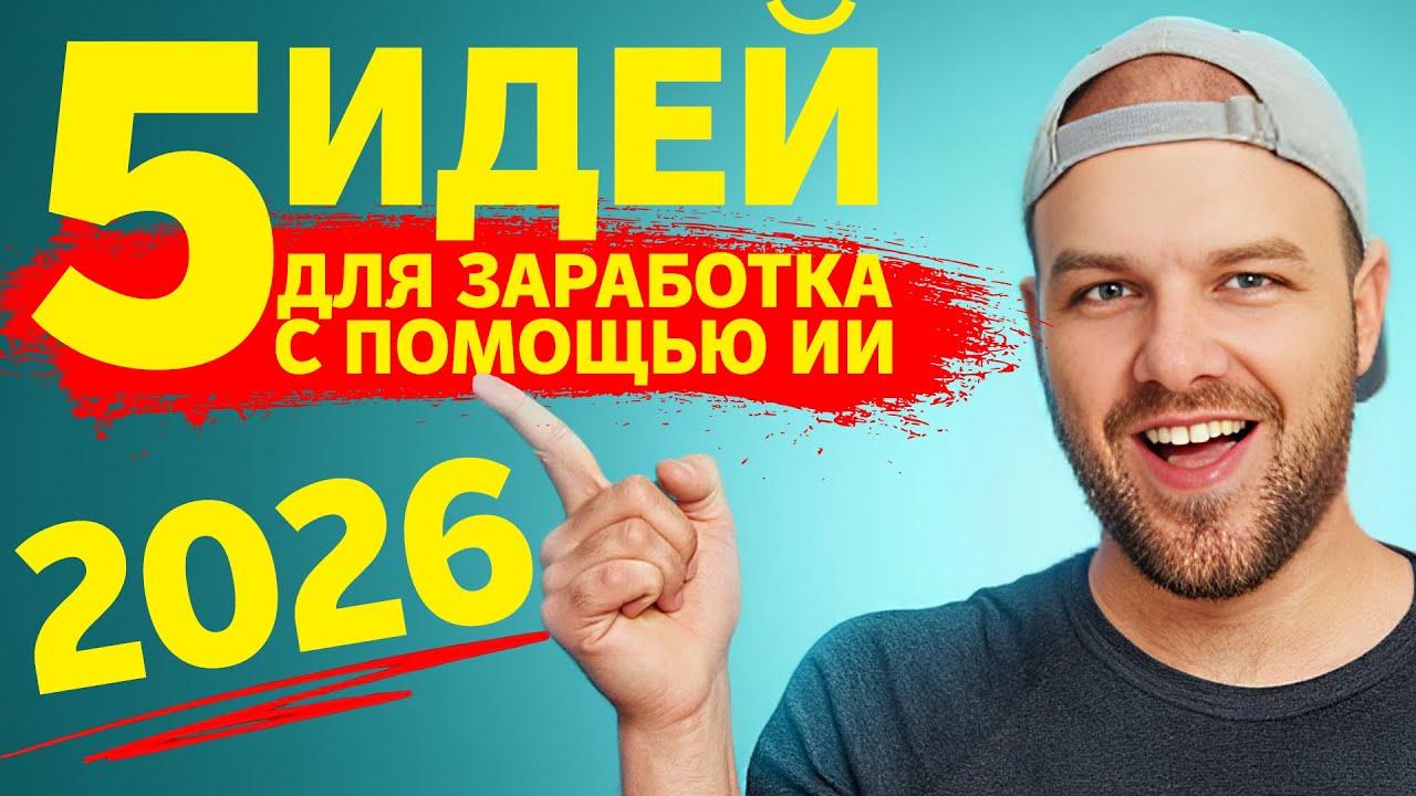 5 идей для заработка с помощью ии в 2026 году