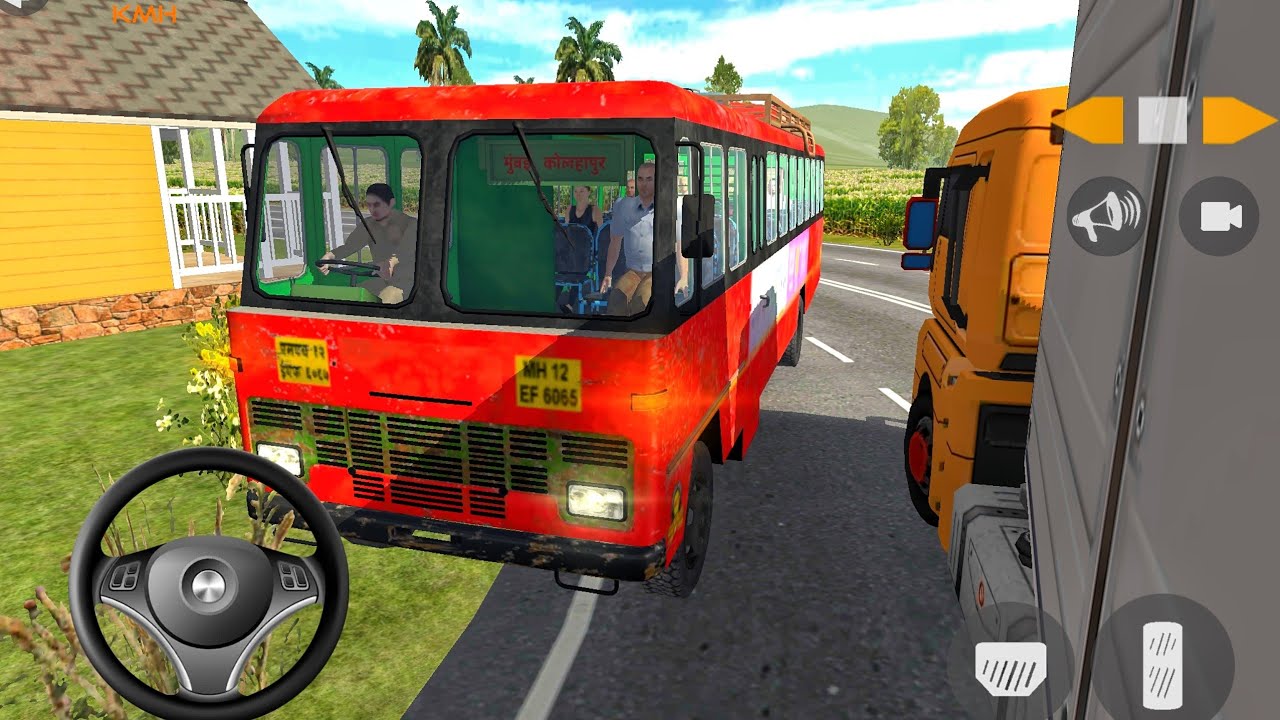 Indian SLEEPER Bus Simulator || Indian Bus Vs Passengers - Bus Game Android Gameplay