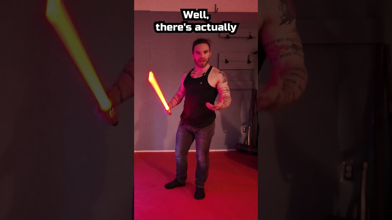 Is a Lightsaber 1 or 2 handed? #sword #lightsaber #starwars