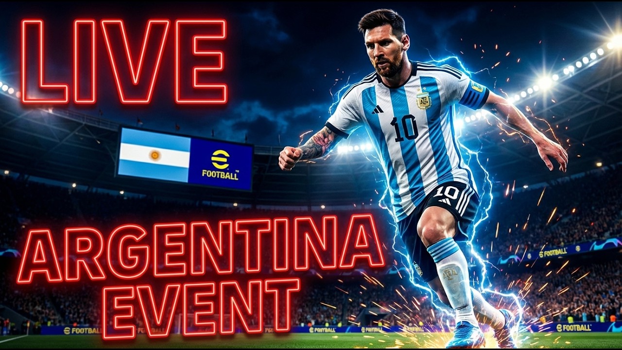 Argentina 🇦🇷 Event LIVE 🔴 | eFootball Events Gameplay ⚽🔥