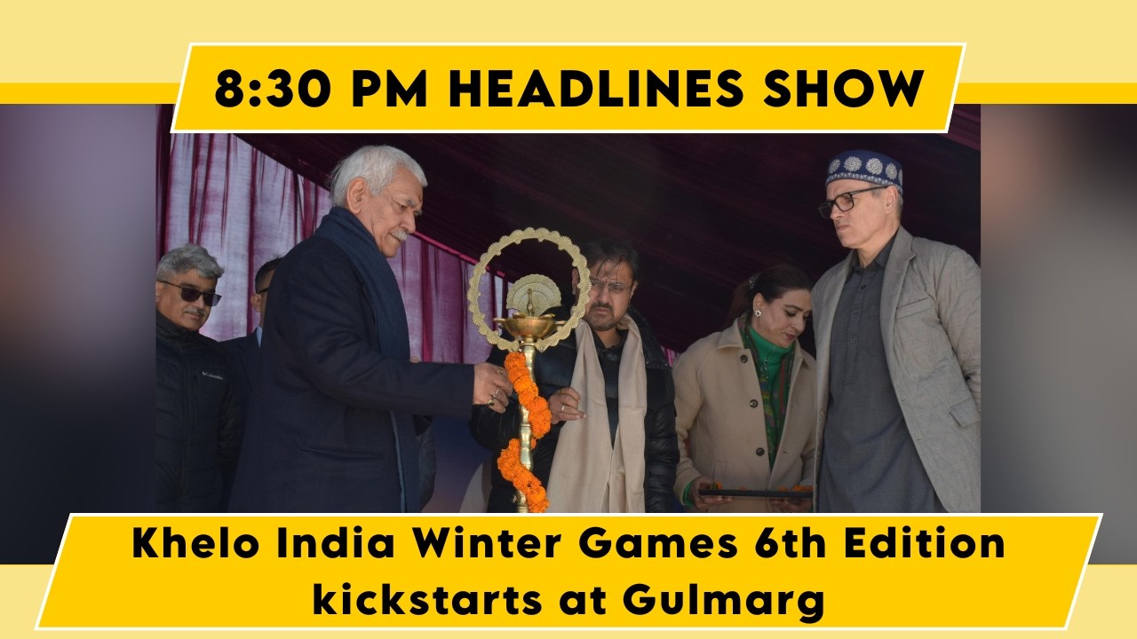 Watch: Khelo India Winter Games 6th Edition kickstarts at Gulmarg