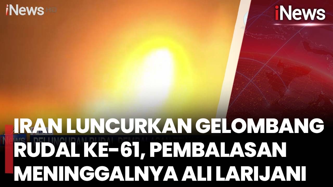 Iran Luncurkan Gelombang Rudal Ke-61, Pembalasan Meninggalnya Ali Larijani | iNews Pagi 20/3