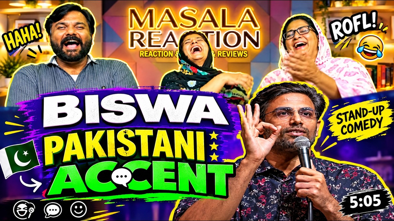 Reaction to Biswa Kalyan Rath - Pakistani Accent || Stand-up Comedy || Pakistani Reaction