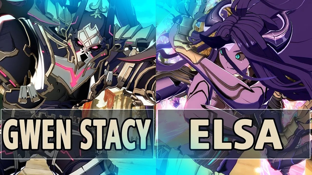 GBVSR:🔥GwenStacy (Vaseraga) Vs Elsa (Versusia)🔥| High Level Gameplay.