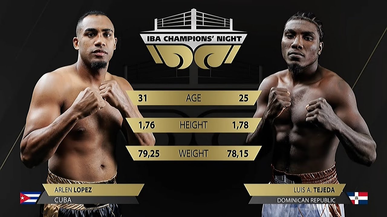 80kg Lopez Cardona Arlen (CUB) vs Tejeda Jose Luis (DOM) | IBA Champions' Night | August 27, 2024