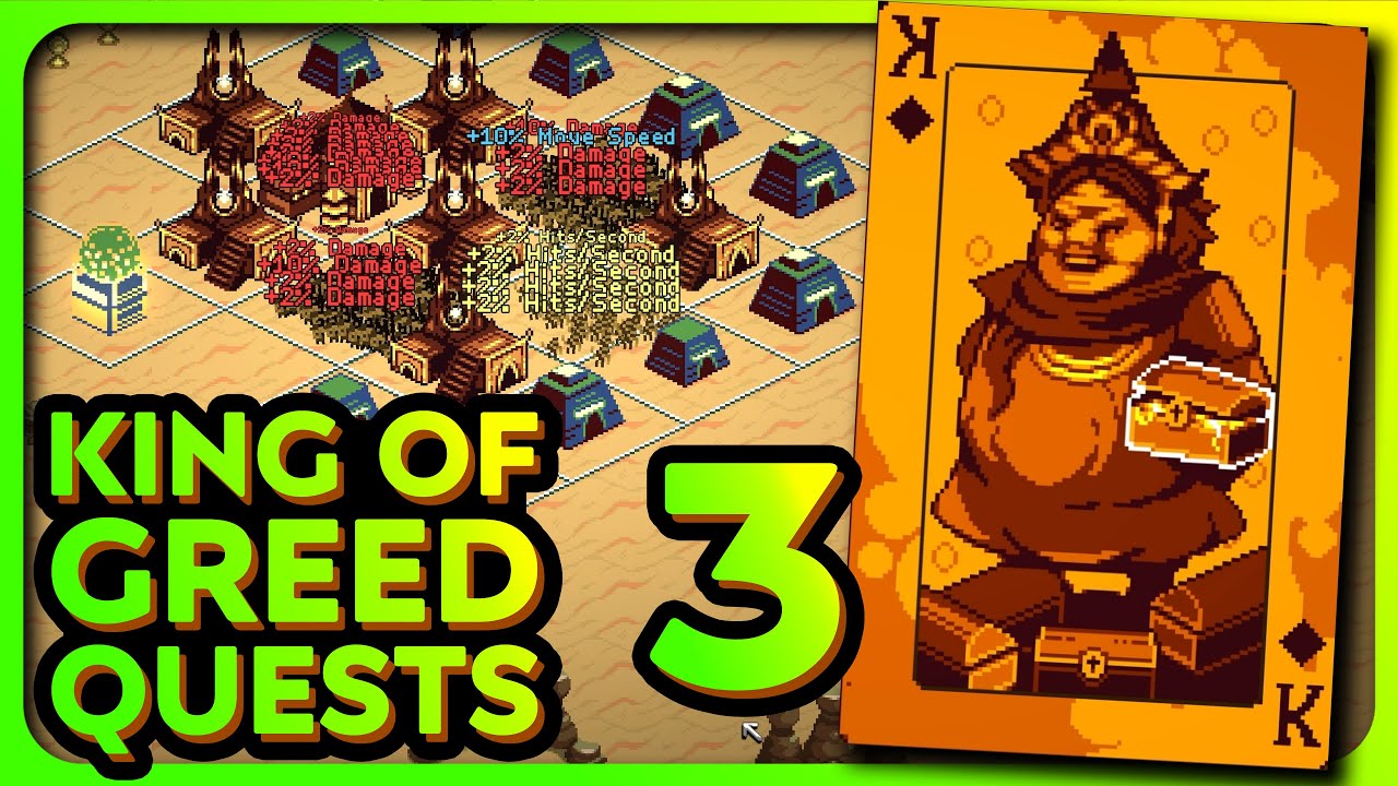King of Greed Quest Mode guide (Greed Revolt, Beacon Valley, Greed Total War) | 9 Kings