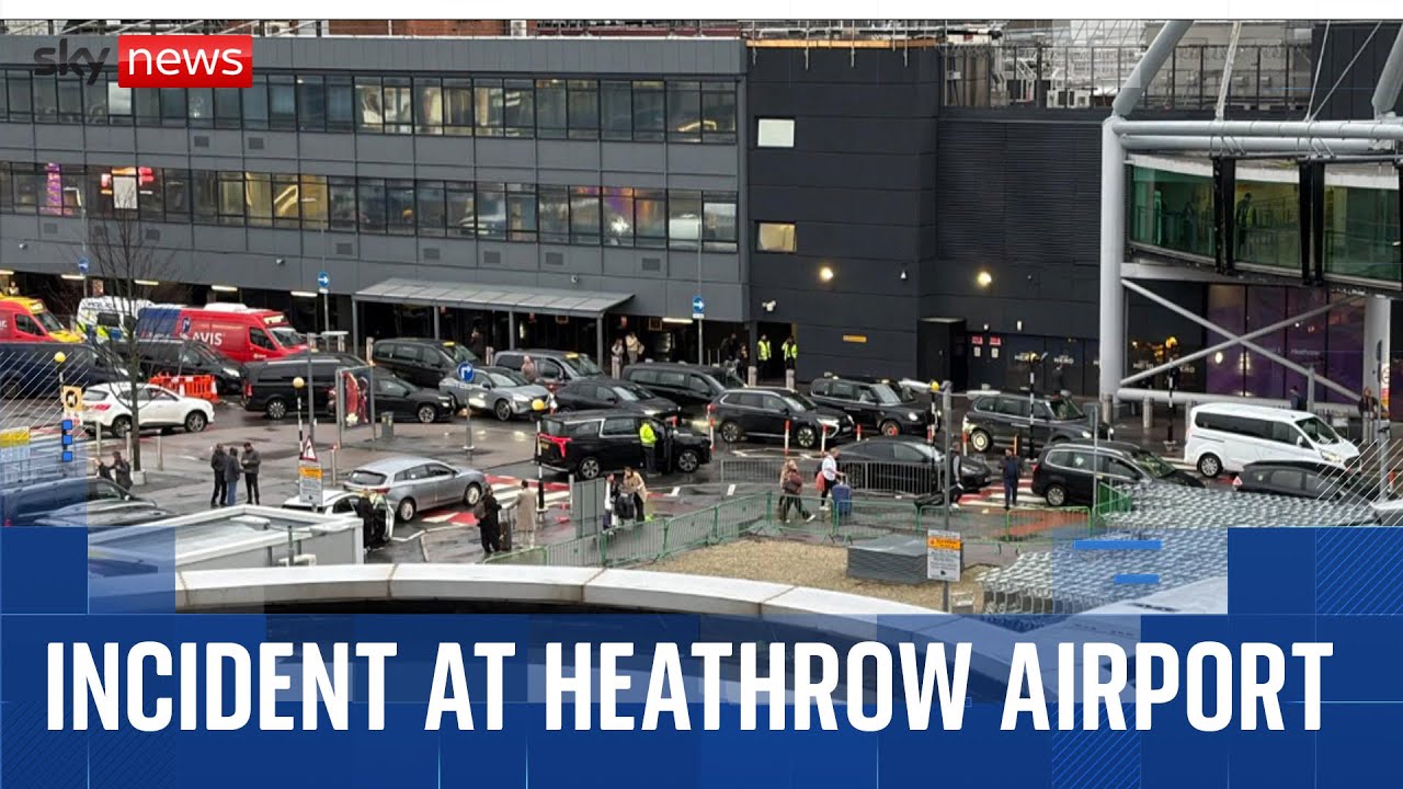 Search for suspects after 'pepper spray' incident at Heathrow Airport