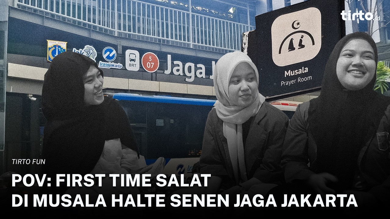 POV: First Time Salat di Musala Halte Senen Jaga Jakarta | TIRTO FUN