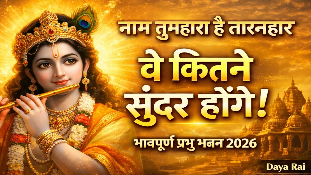 नाम तुम्हारा है तारनहार | वे कितने सुंदर होंगे | हृदय स्पर्शी प्रभु भजन 2026