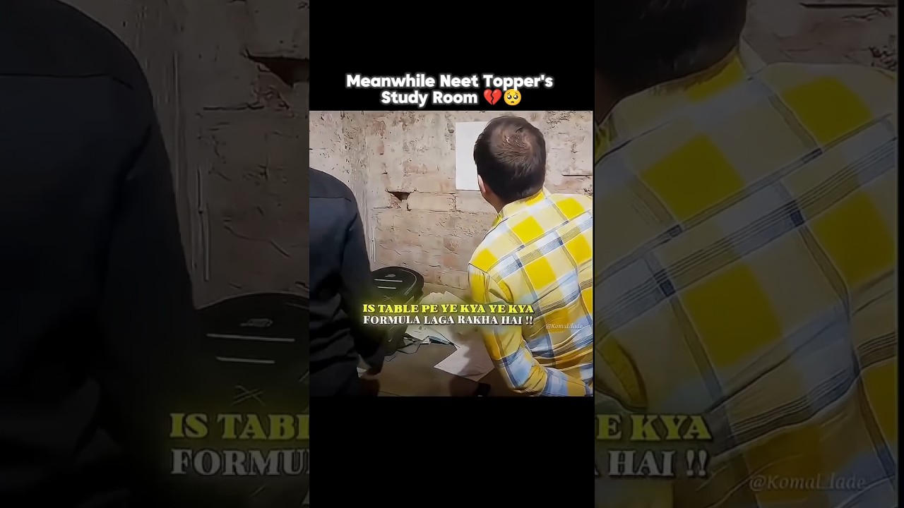 Neet topper study room🥺💔 #motivation🔥 #neet #ytshorts #alakhsir