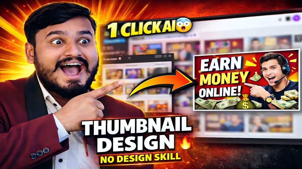 Thumbnail ka Game Over 😳 | ChatGPT Se PRO Level YouTube Thumbnail Design (1 Click Trick) Class #02