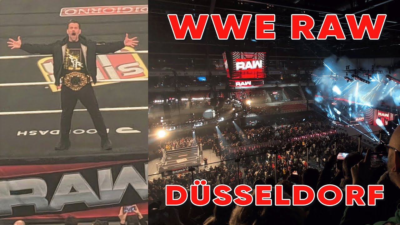WWE RAW LIVE in Düsseldorf 2026 VLOG + Fazit