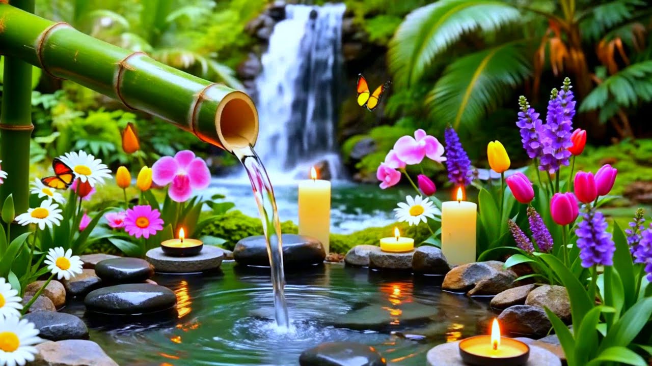 Bamboo Serenity Piano Sounds | Calm Night Music for Deep Sleep