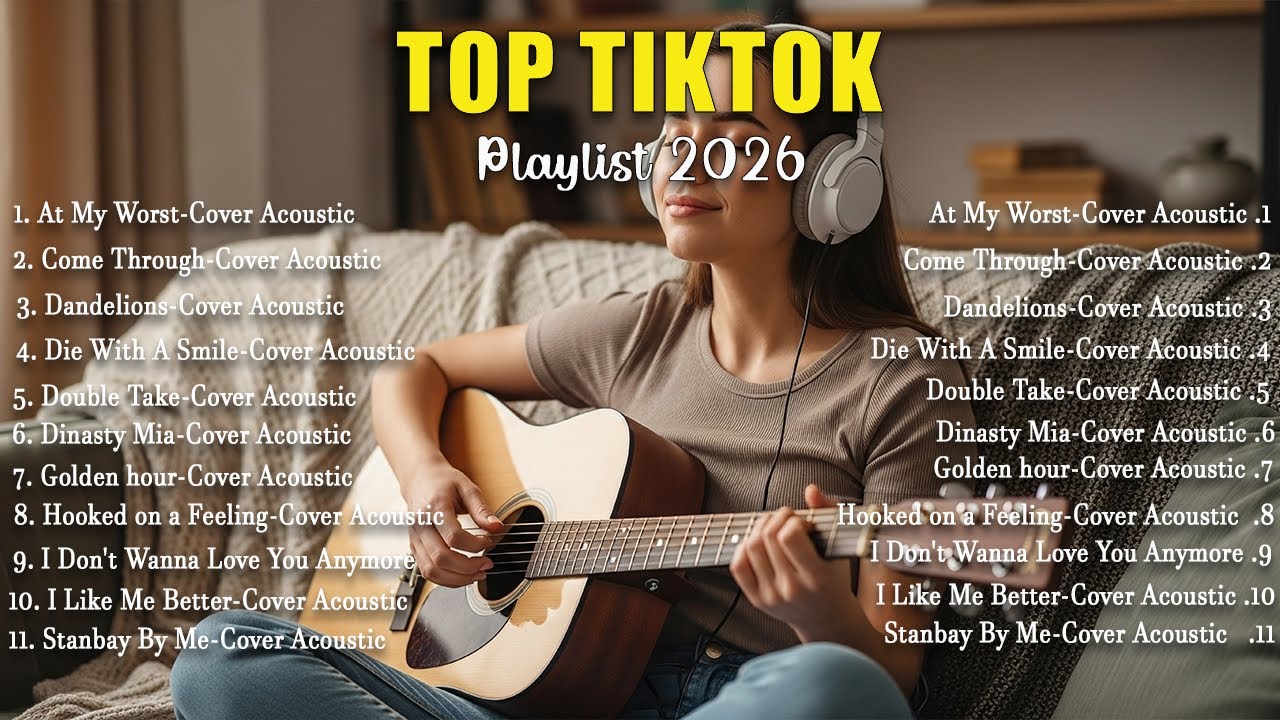 TOP TikTok Song 2026🔥🎧| Newest Acoustic Cover Love Song | At My Worst, Pink Sweat$, Conan