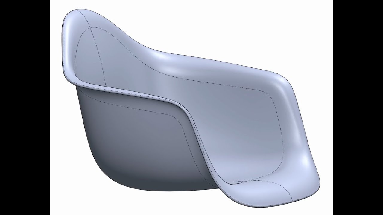 Учебное пособие по Solidworks: Часть 2. Моделирование каркаса кресла-качалки Eames из стекловолокна